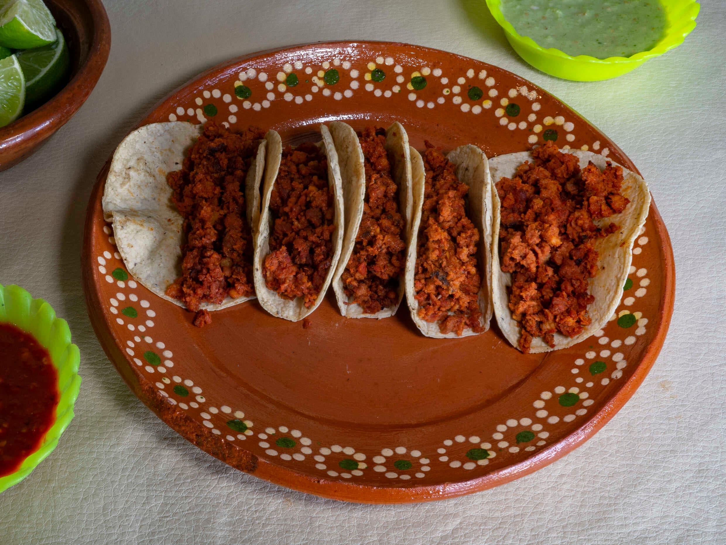 Tacos de Chorizo