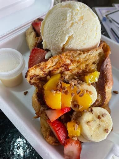 Pan Francés con fruta