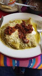 Enchiladas Verdes con Chorizo