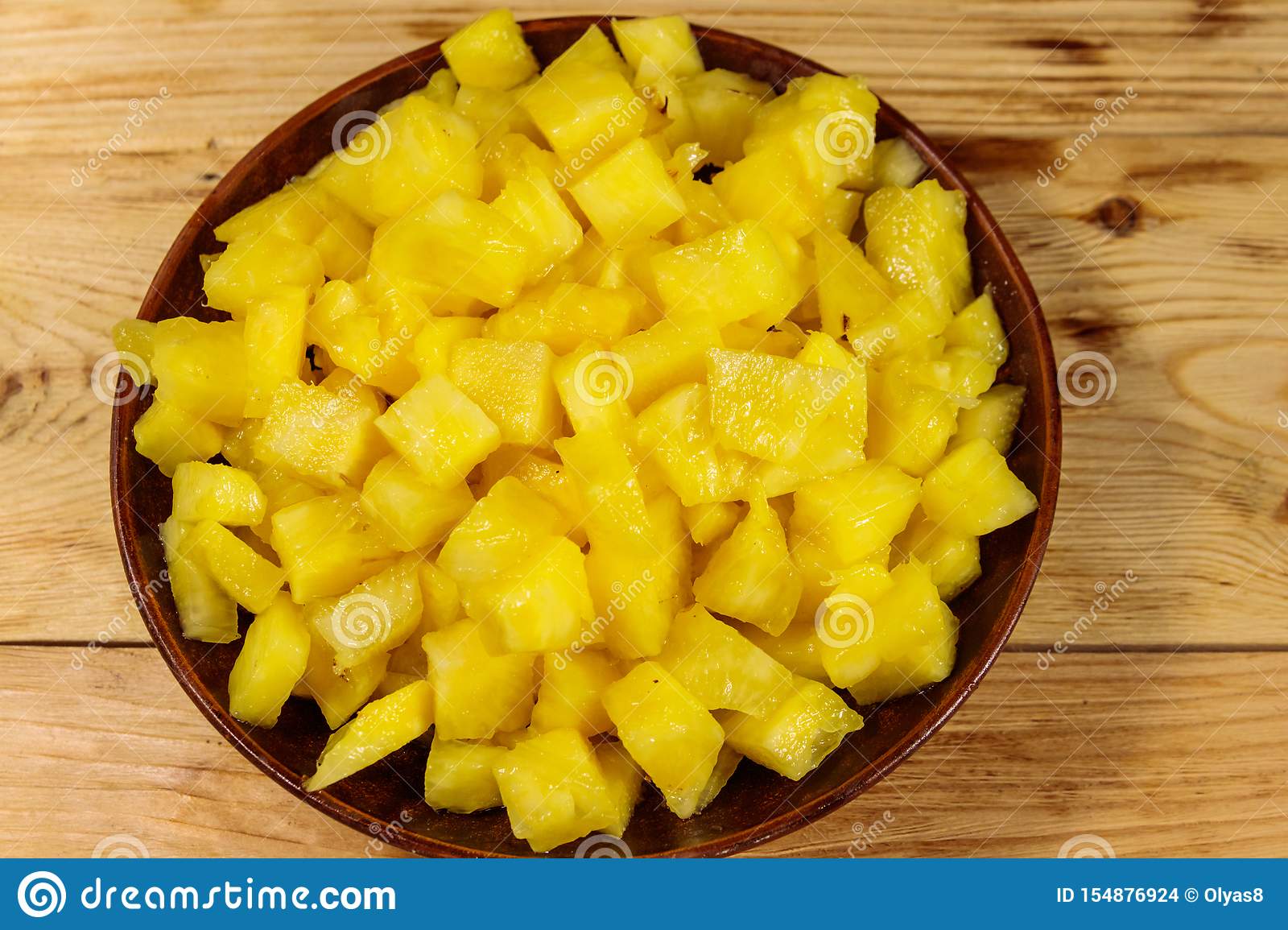 Piña en Cuadros