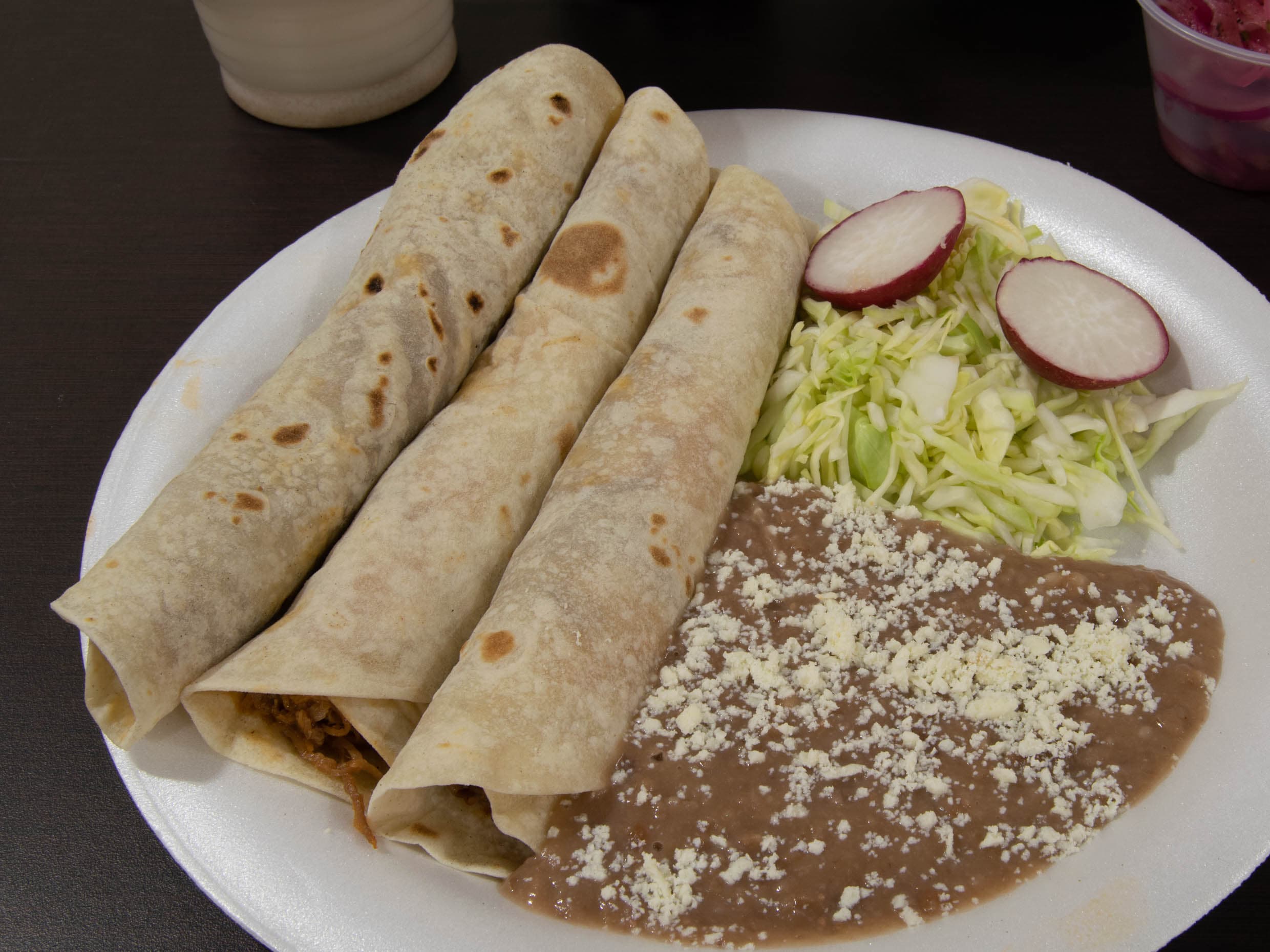 Orden 3 Tacos de Machaca