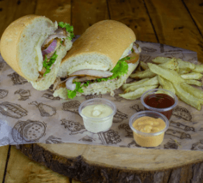 Sándwich Mixto con Papas