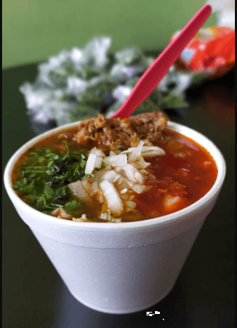 1/2 L de Consomé con Birria