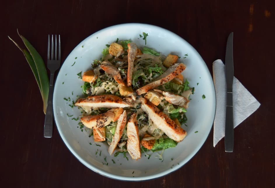Ensalada César.
