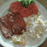 Combo Cecina+Arroz+Agua