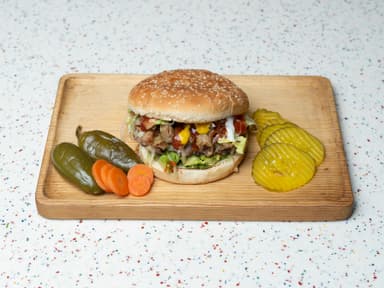Burger con Tripa
