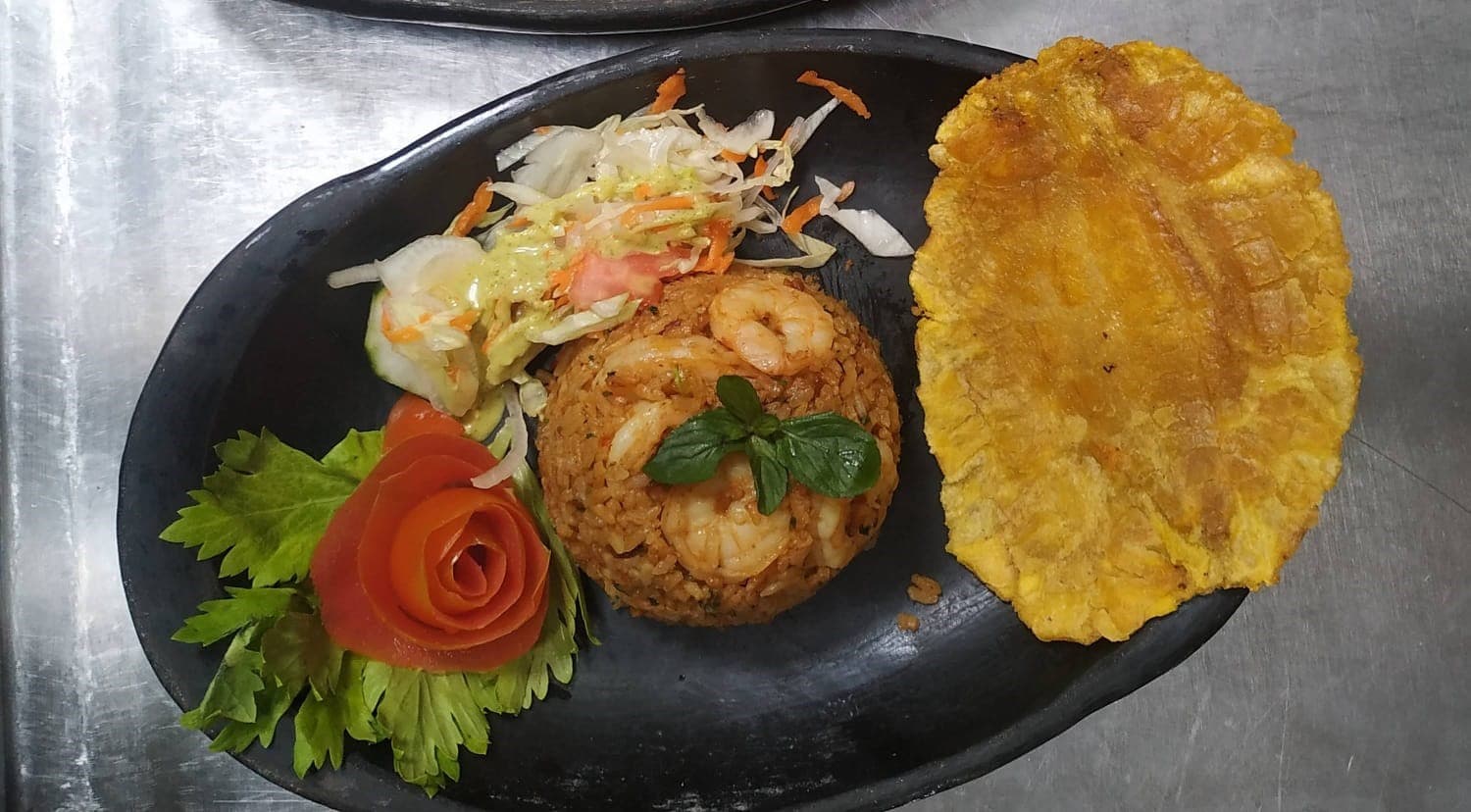 Arroz con Camarones