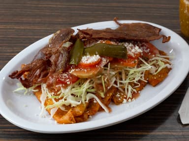 Enchiladas con Cecina