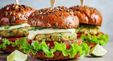 Hamburguesa Krusty Vegetariana