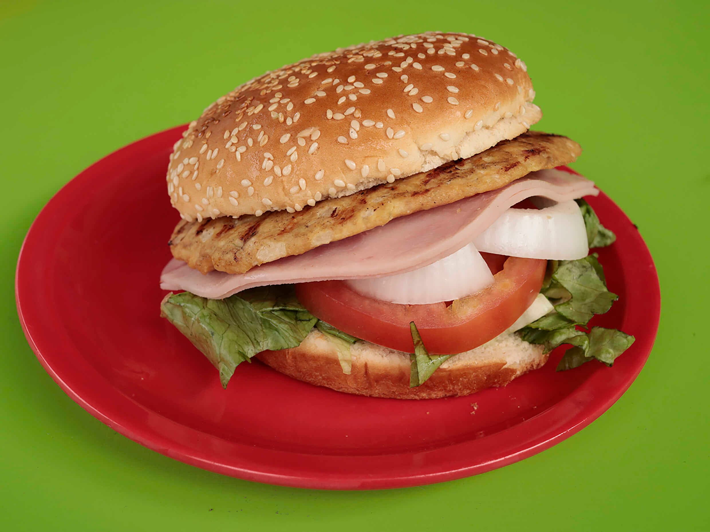Hamburguesa de Pollo Malibú