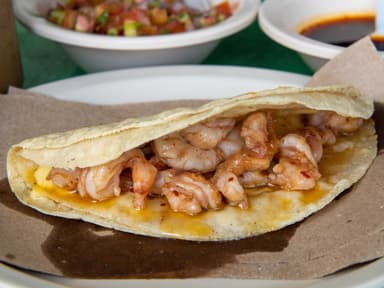 Tacos de Camarón Enchilado