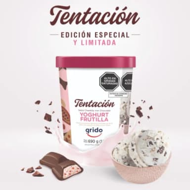 Grido Tentación de Yogurt 1 L