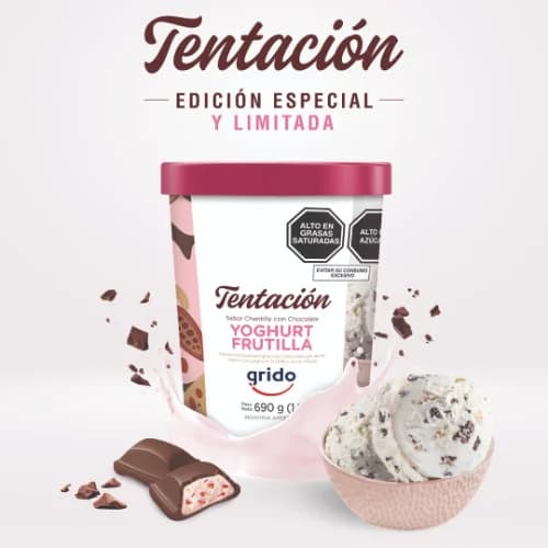 Grido Tentación de Yogurt 1 L