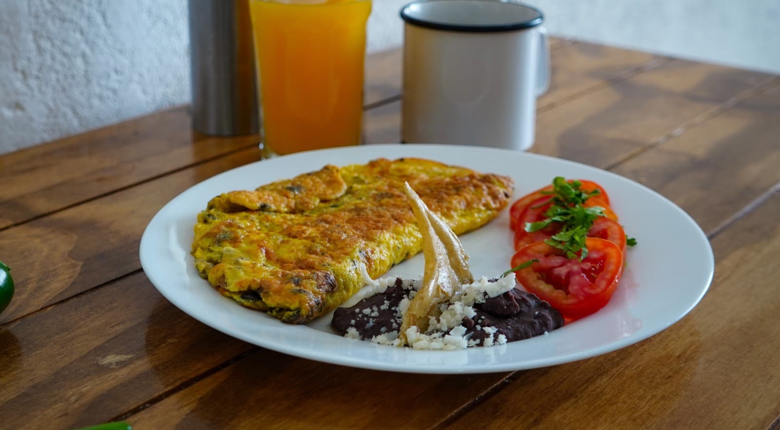 Omelette + Jugo o Fruta