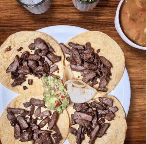 Orden Taco de Asada Maíz 5 pzs