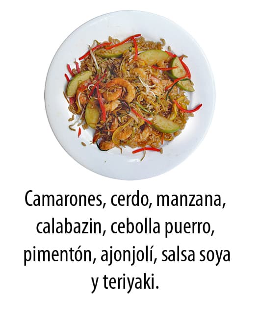 Arroz singapur