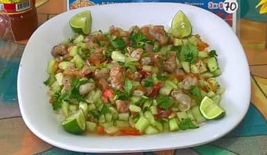 Ceviche Rojo de Camarón