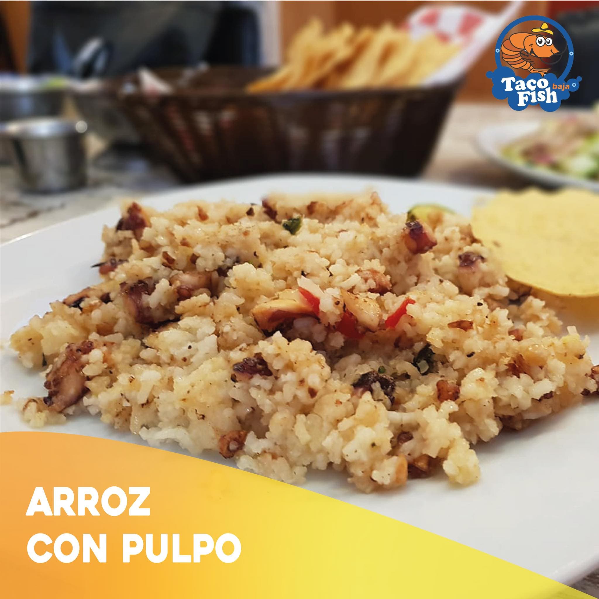 Arroz Ajo con Pulpo