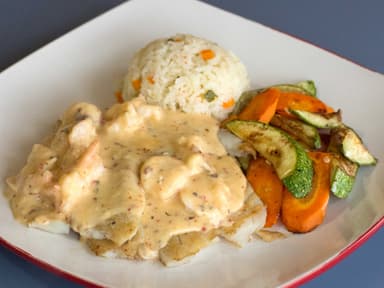 Filete De Pescado con Camaron