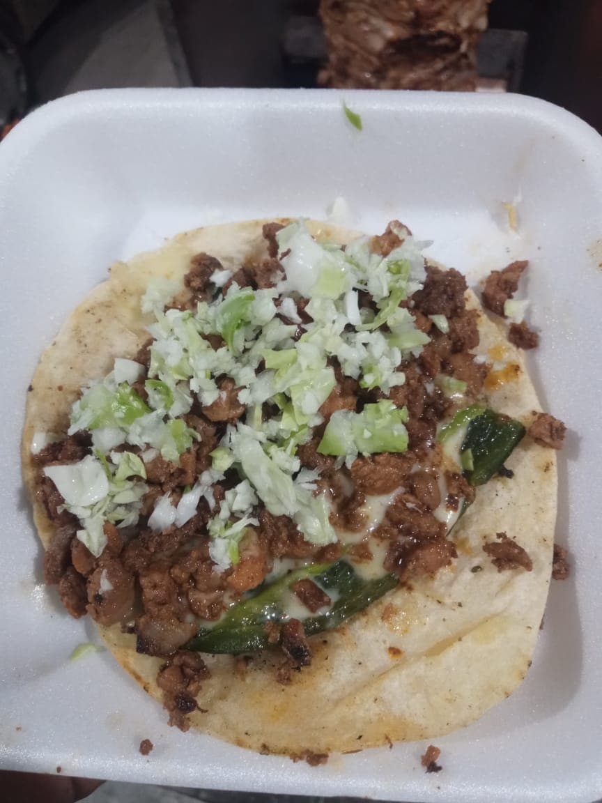 Taco con chile
