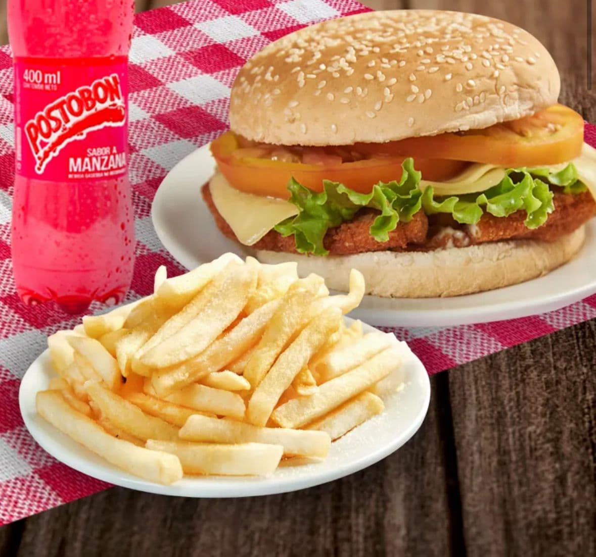 Combo Hamburguesa de Pollo