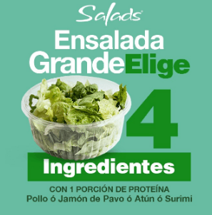 Ensalada con Proteína Grande
