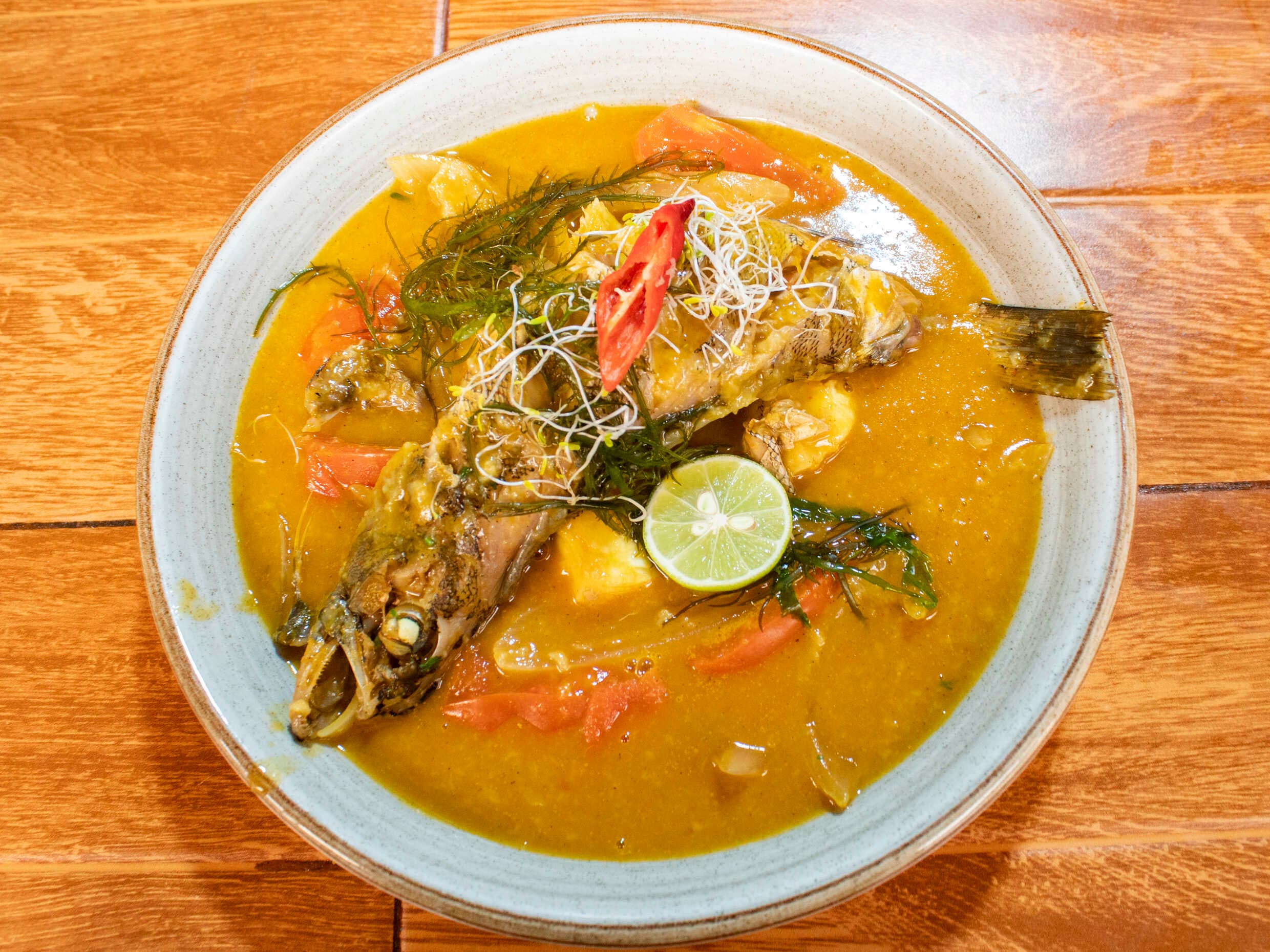Sudado de Pescado cabrilla