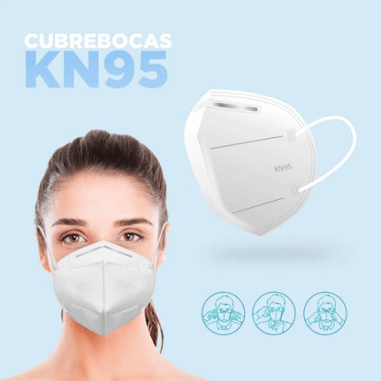 Kn95 Tapabocas Blanco