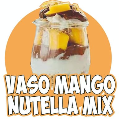 Vaso de Mango Nutella Mix