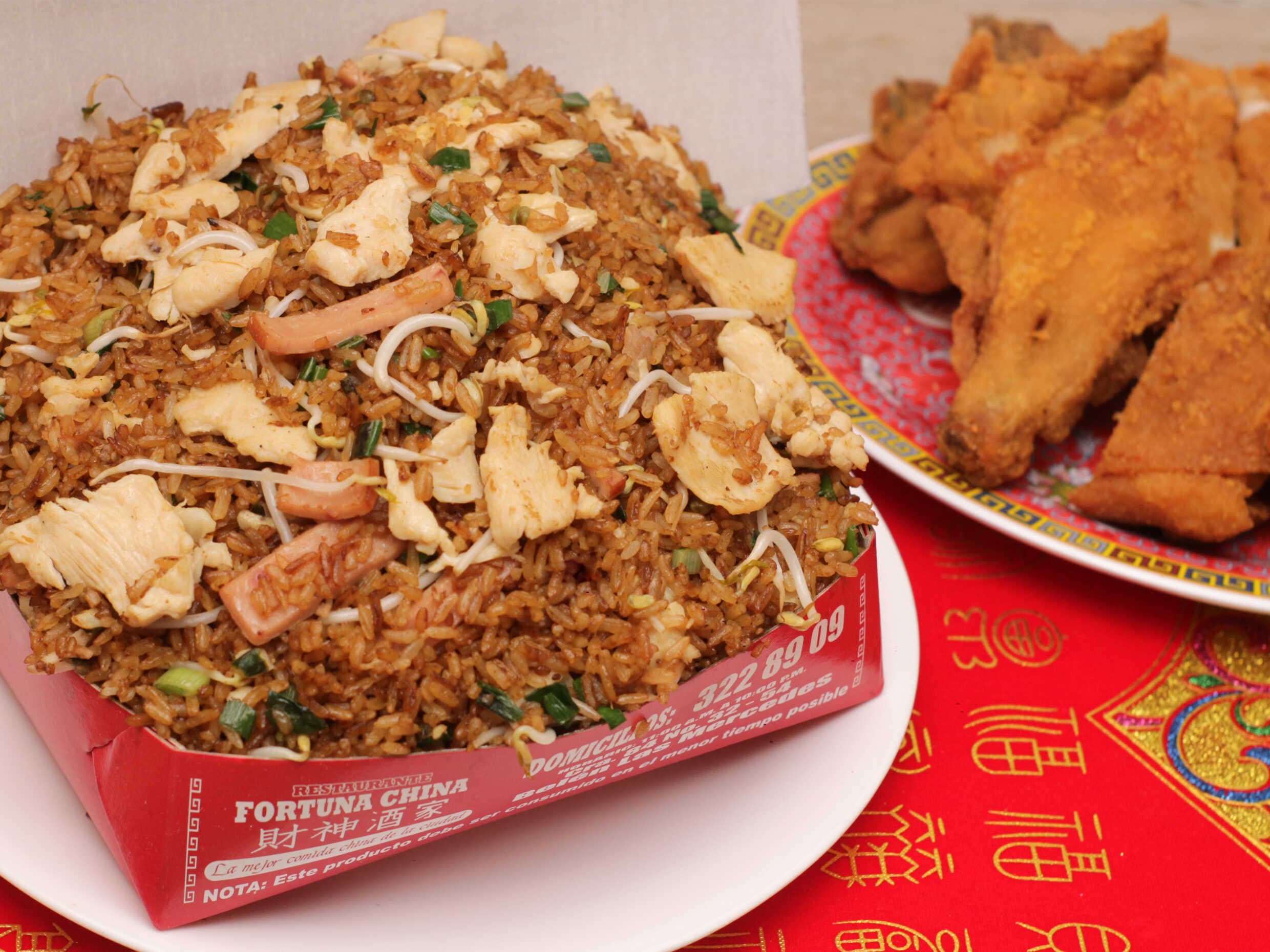 Combo-Arroz y pollo apanado personal
