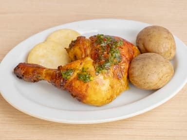 1/4 Pollo Asado al Carbón