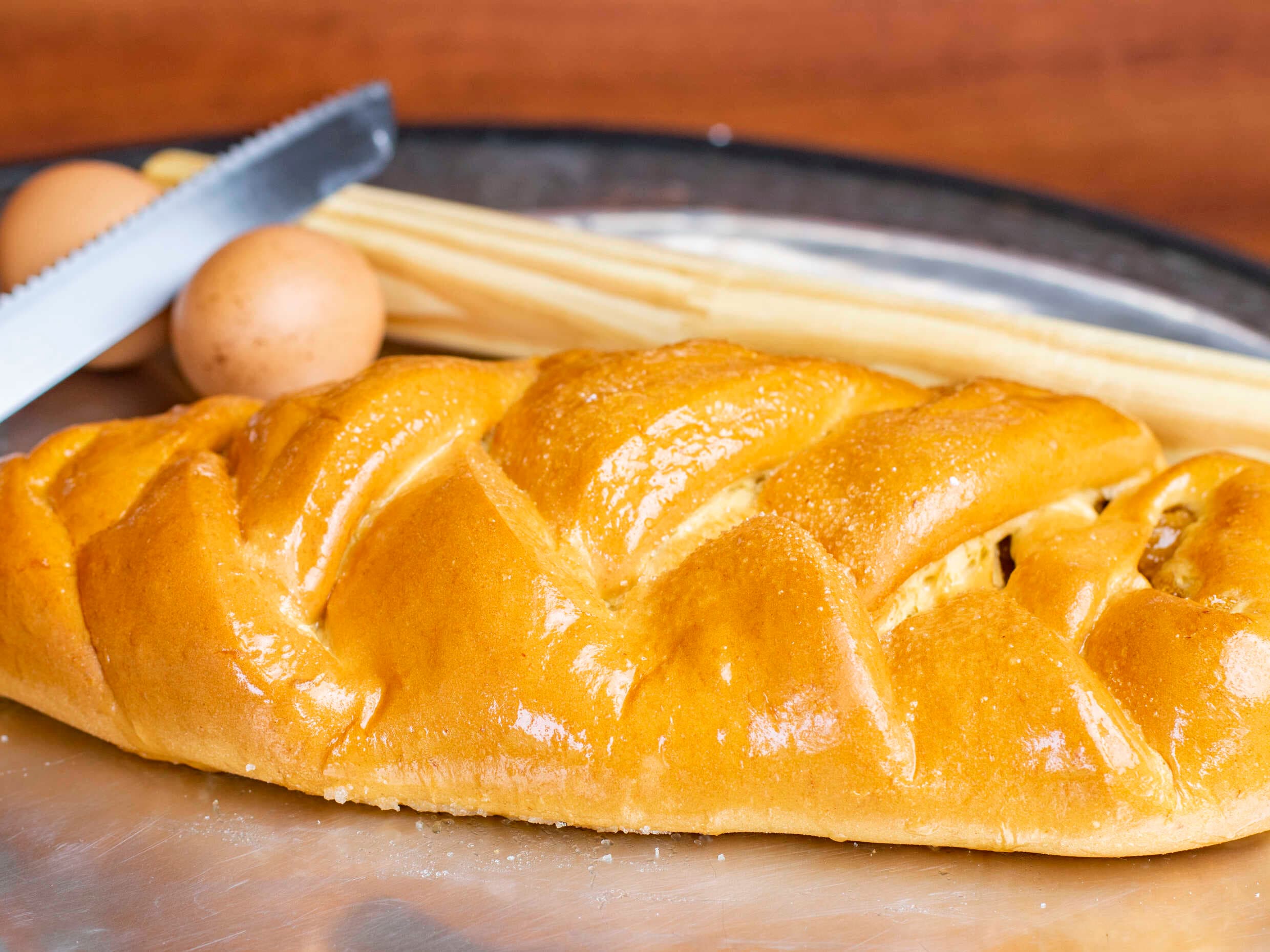 Trenza Rellena con Manzana