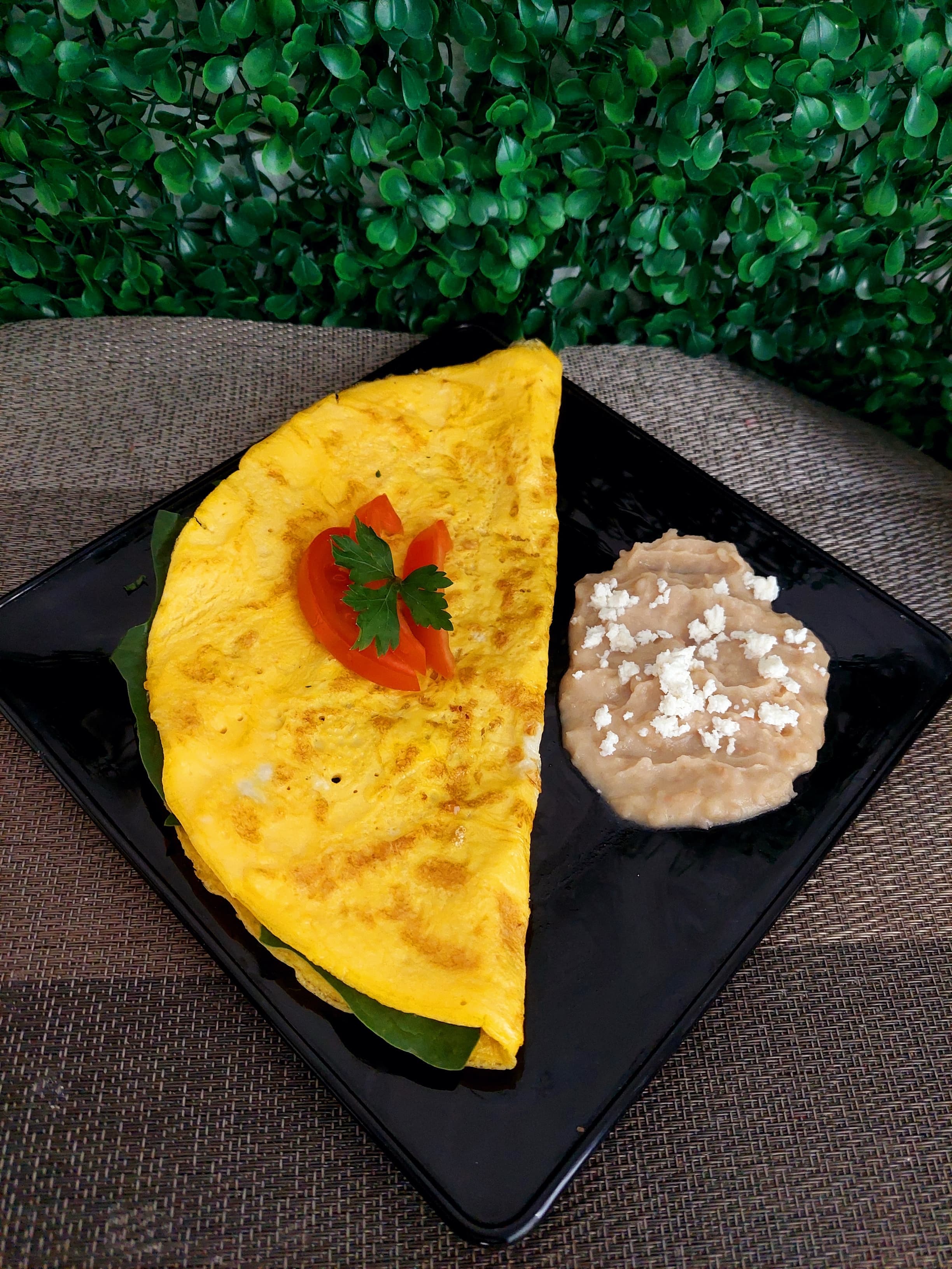 Omelette de Espinaca
