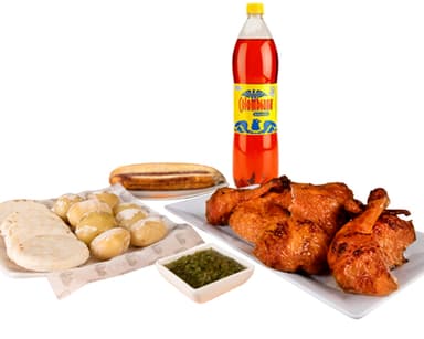 Combo Pollo y Medio Asado