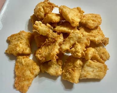 Pescado Frito en Trocitos