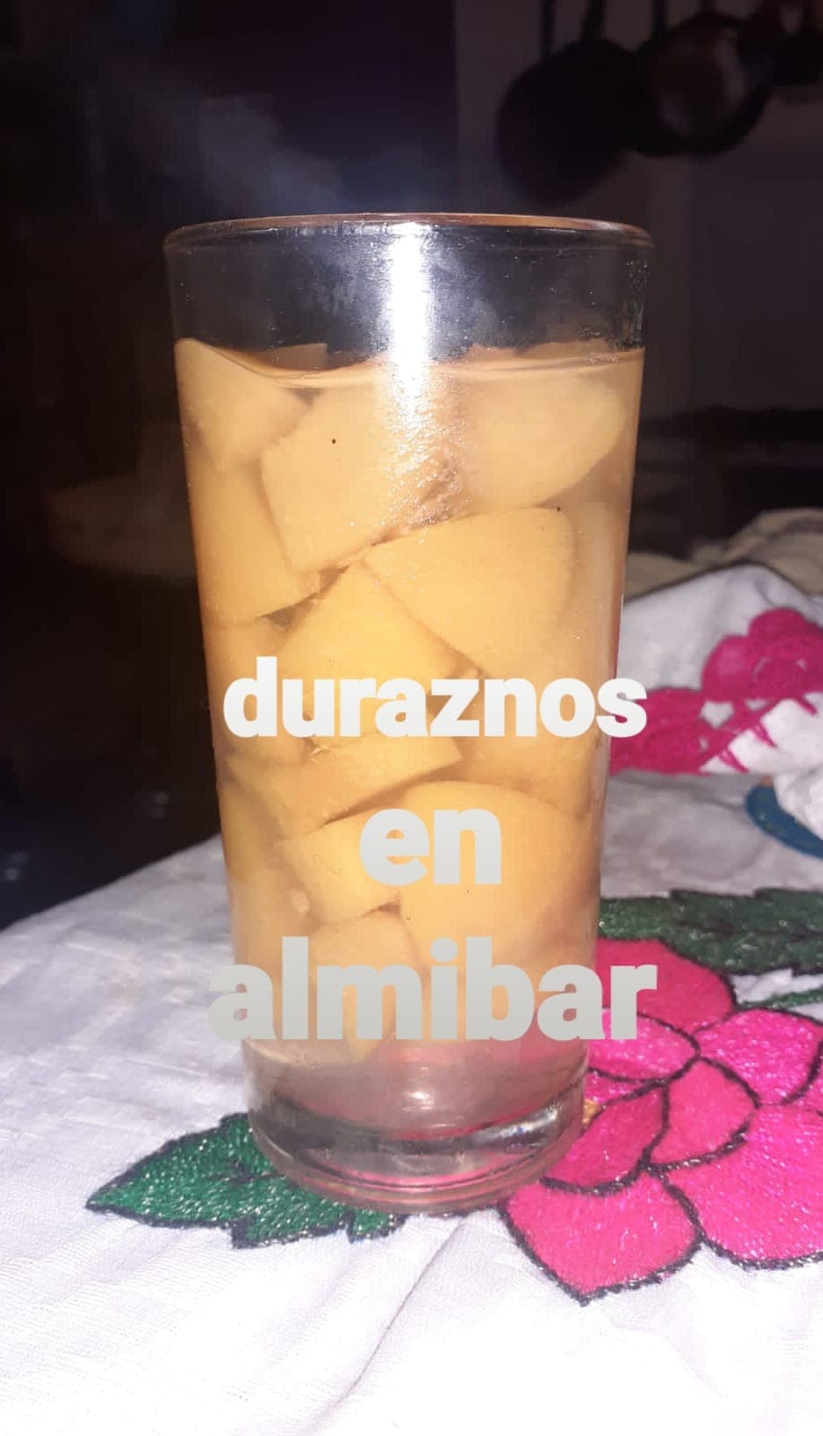 Duraznos en almibar