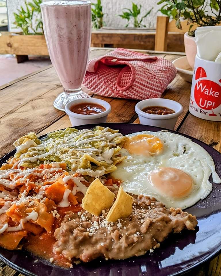 Chilaquiles con Huevo