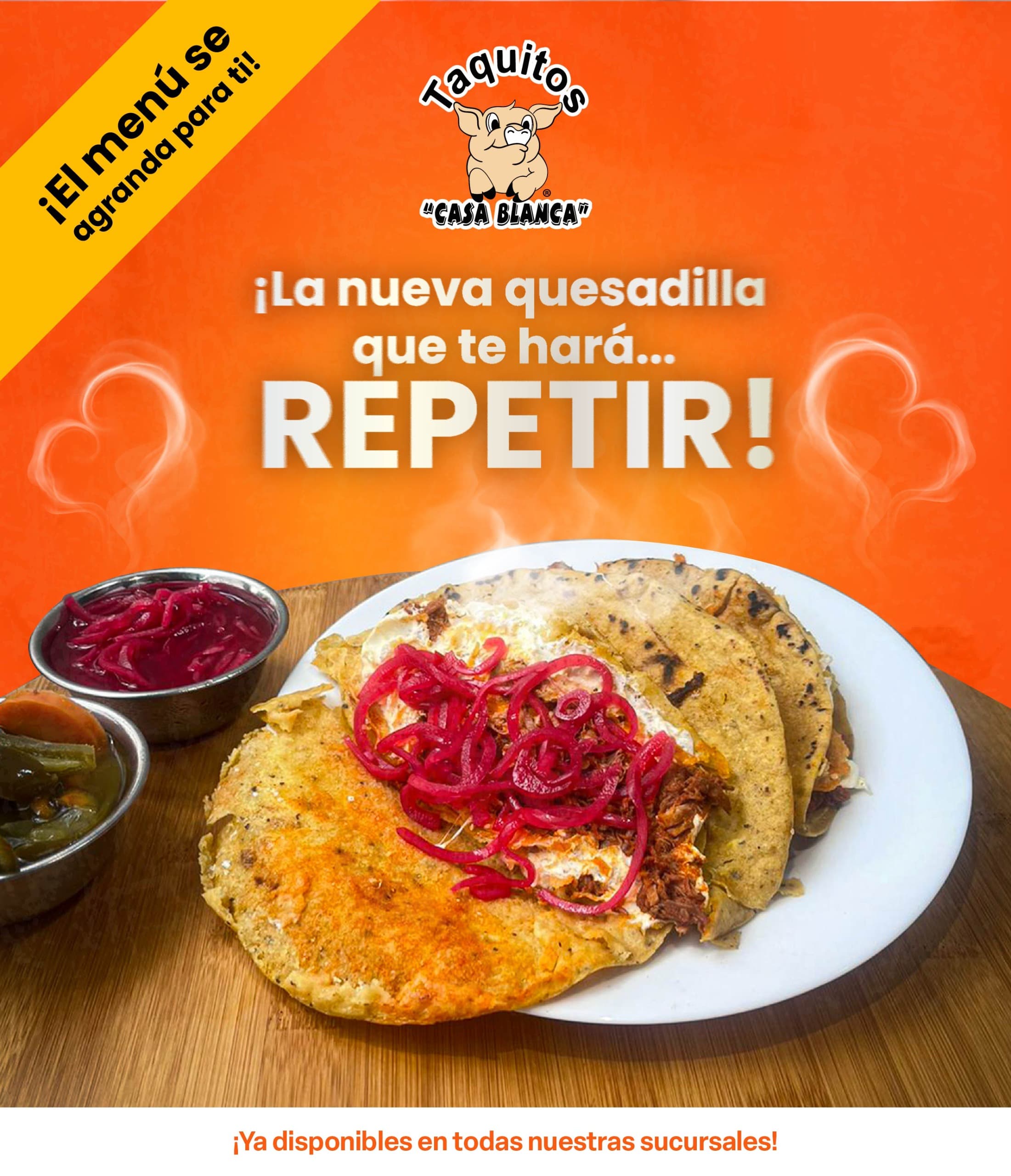 Quesadilla de cochito