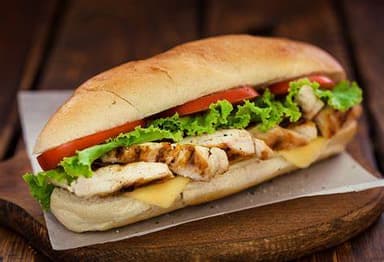 Sandwish de Jamón y Pollo 20 Cm