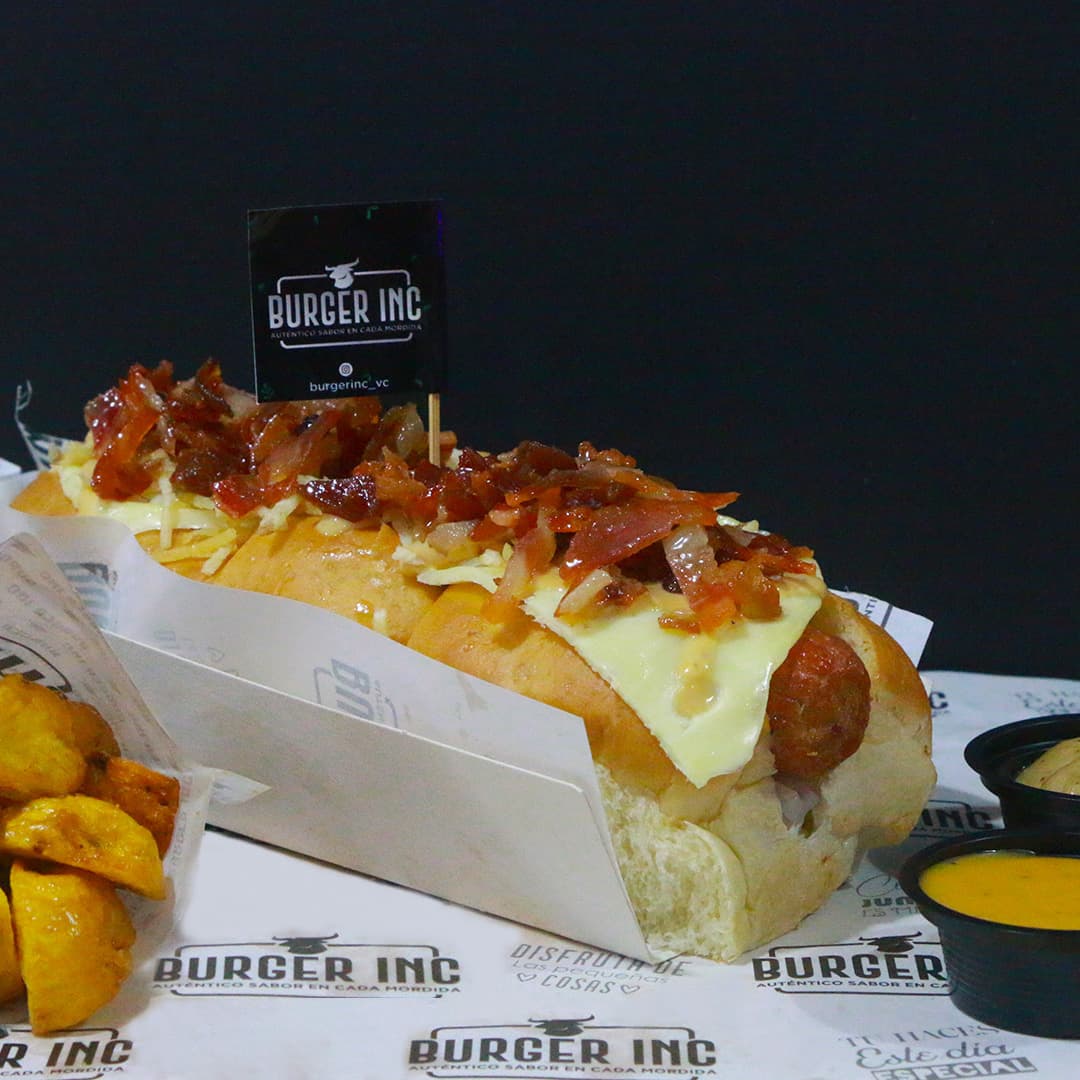 Perro Americano Queso Tocineta