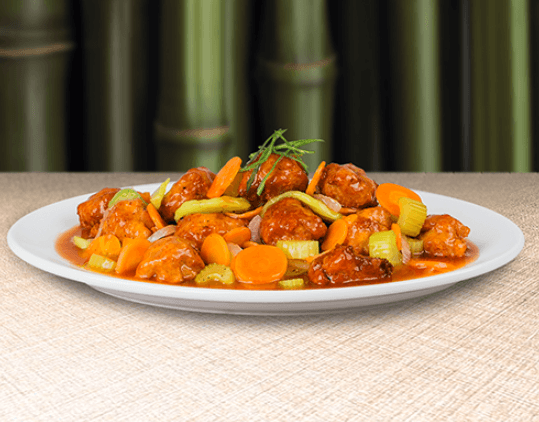 Pollo Rebozado Agridulce