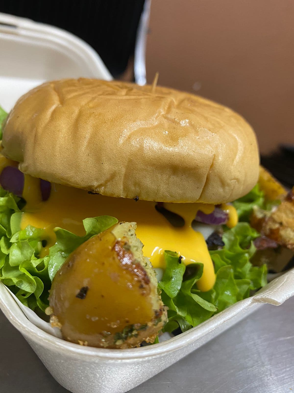 Hamburguesa Cheese And Bacon.