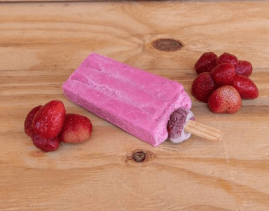 Paleta de Fruta de Fresa