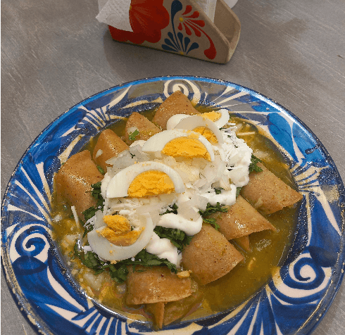 Enchiladas estilo la chona