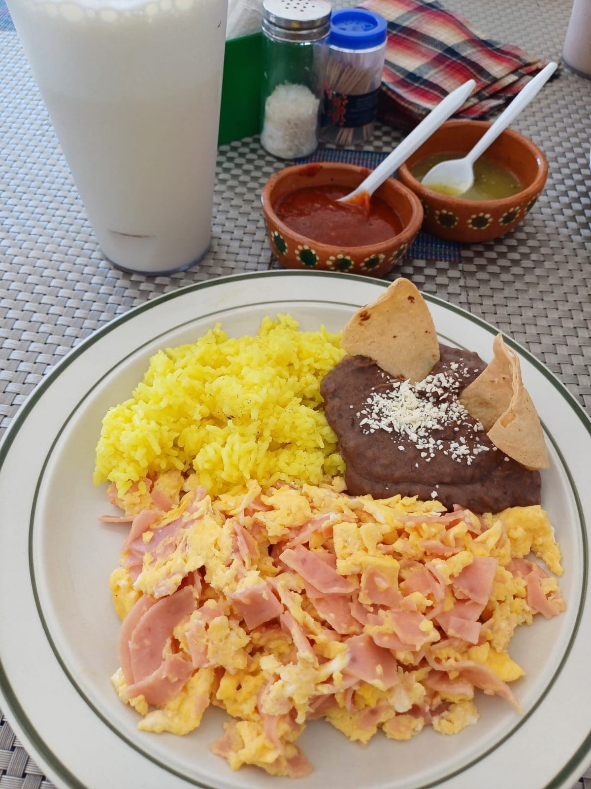 Huevos revueltos con Jamón