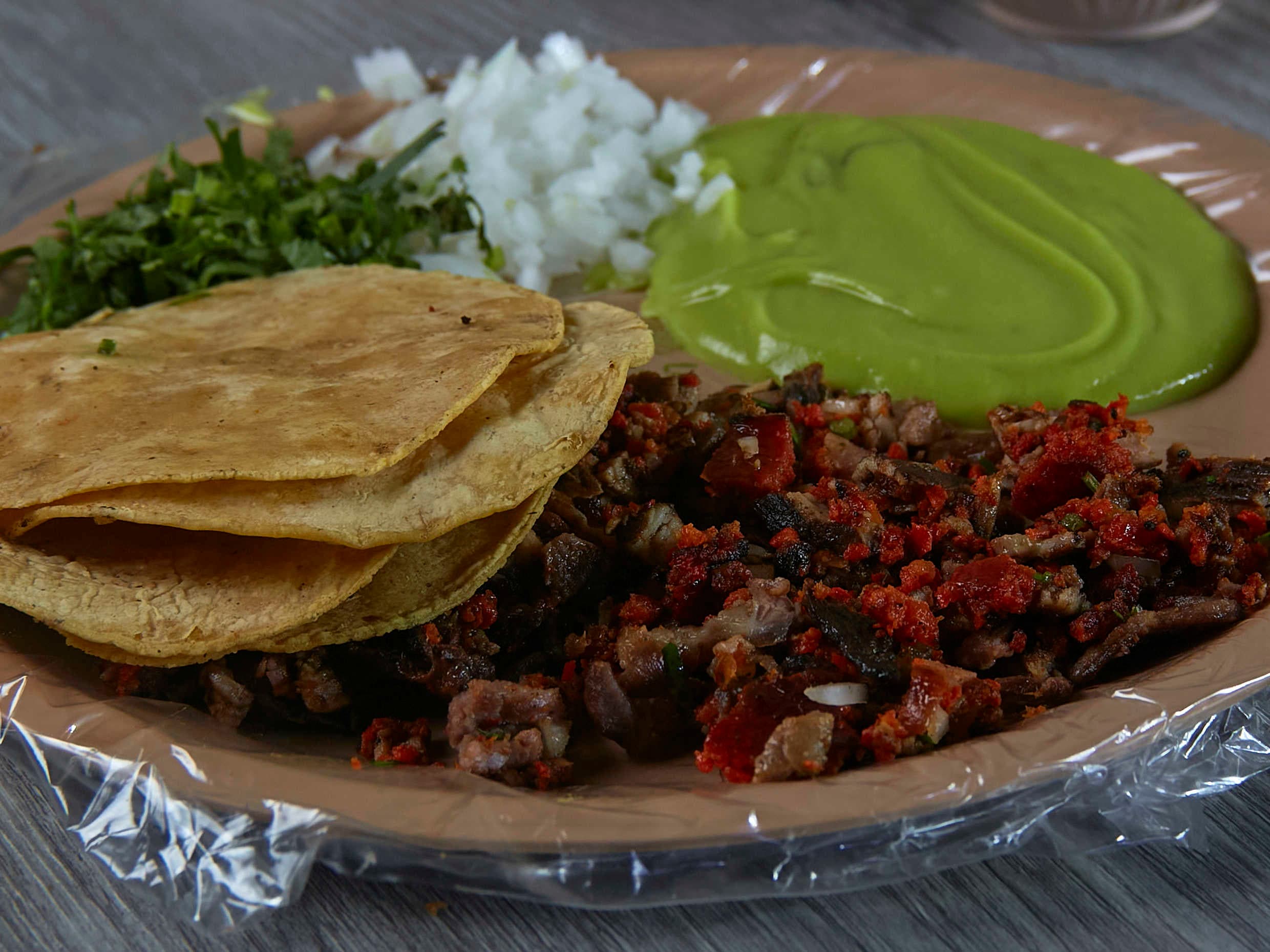 Preparado de Arrachera o Chorizo