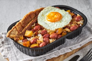 Bandeja Express Calentao con Chicharron