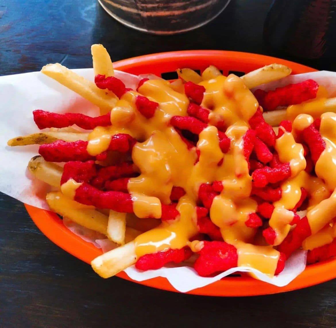 Papas con Queso Flamin Hot