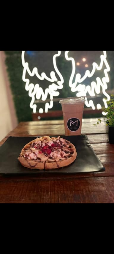 Latte + Waffle de NUTELLA