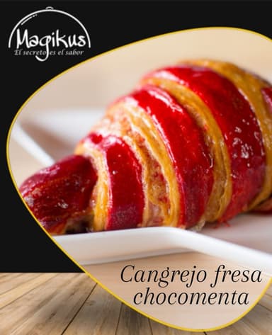 Cangrejo de Fresa con Choco Menta